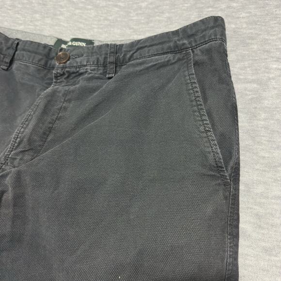 Rodd & Gunn Straight Fit Trouser Pants Mens Sz 34L (34x30) Black Textured - Picture 8 of 16